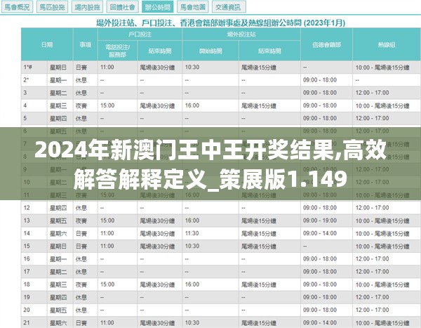 新澳门王中王期期中解析与精选策略落实